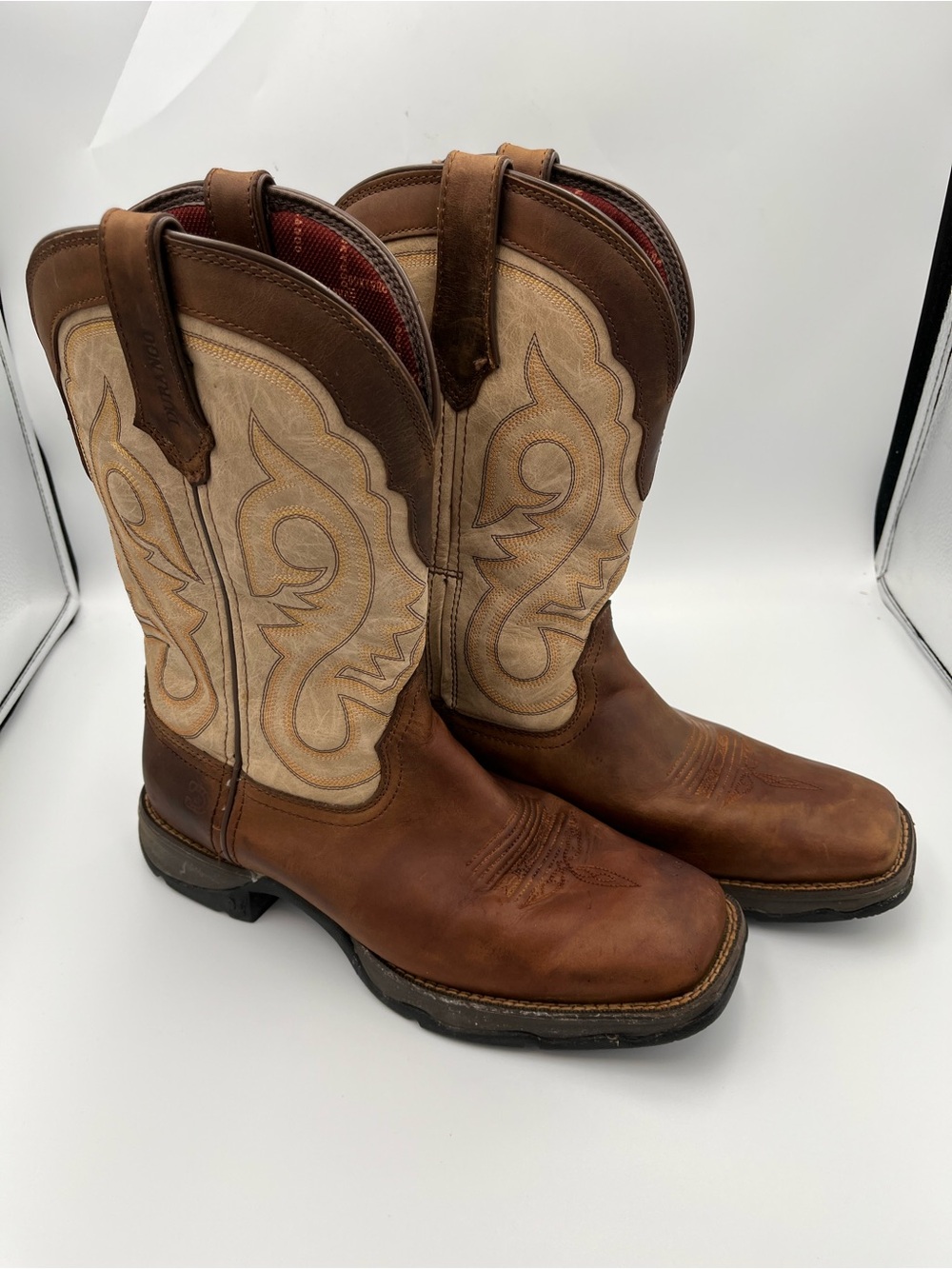 Durango Lady Rebel Womens 10M Square Toe Ranch Farm 11” Western Chore Brown Boot